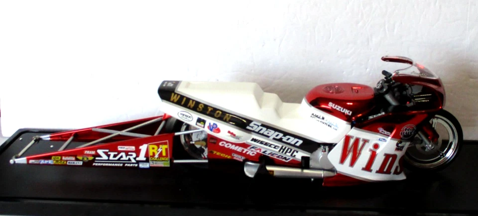 2001 Angelle Seeling Winston/Snap-On Pro Stock Bike 1:9 scale - Image 1 of 4