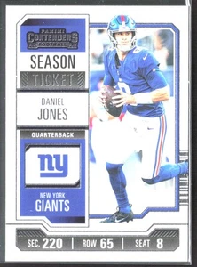 2023 Panini Contenders Daniel Jones #75 Season Ticket Retail New York Giants - Picture 1 of 2
