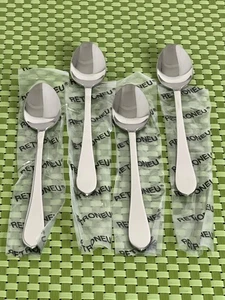 Retroneu ROSEANNE Stainless 4 Iced Tea Spoons 18-8 Korea Flatware - 7" - Picture 1 of 7