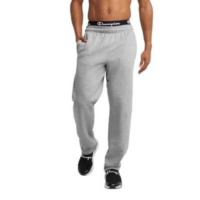 Calça de moletom masculina Champion, Powerblend, lã fundo aberto (reg tall) - Imagem 1 de 4