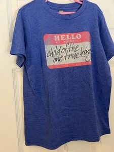 Matthew West AUTOGRAPHED  8 Hello My Name Is Child of The One true King Kid Tee - Picture 1 of 5