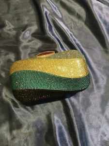 Green Sequins Purse - Picture 1 of 4
