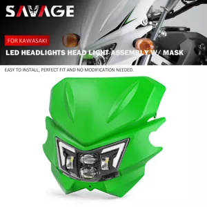 Front LED Headlight Assembly Headlamp for KAWASAKI KLX125 KLX150 D Tracker - Picture 1 of 10