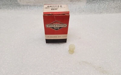 Tuerca de ajuste de velocidad NOS Briggs and Stratton 280012 Foto 1 de 4