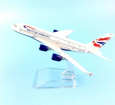 Nuovo modellino metallo pressofuso Airbus A380 British Airways aereo collezione - Immagine 1 di 4