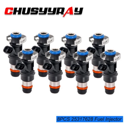 x8 New Upgrade Fuel Injector for 2001 2002 2003 Chevrolet Silverado 1500 HD 6.0L - Image 1 of 4