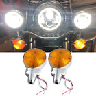Amber Flat LED Turn Signal Light For Harley Electra Glide Ultra Classic FLHTCU