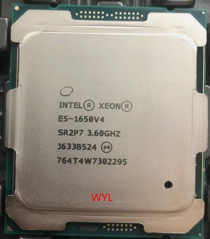 Intel Xeon E5-1650 V4 SR2P7 3.60GHz 15M Six-Core LGA 2011-3 R3 Server CPU 140W - Image 1 of 4