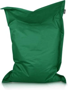 Sitzsack Sitzsack Rechteck mit rand Sitzkissen Bean Bag  Dunkelgrün 70x70cm - Bild 1 von 3
