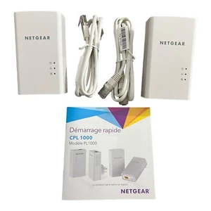 Netgear Powerline 1000 Mbps PL1000v2 Ethernet Adapter Kit for HD Streaming - Picture 1 of 16