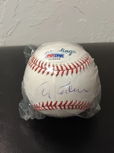 Al Kaline HOF Tigers Signed Baseball AUTO PSA Sticker Faded Auto - Picture 1 of 2