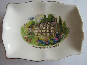 Royal Winton Pin Tray Trinket Dish - William Shakespeare`s Birthplace. - Picture 1 of 3