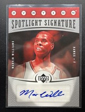 2006-07 Upper Deck Ovation Spotlight Signature #SS-MW Marvin Williams Auto NM+