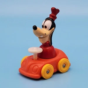 Vintage Illco Disney Goofy with Orange Car - Picture 1 of 12