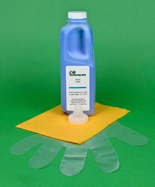 Hi-Yield Cyan Toner Refill Kit For Okidata C9300dxn C9300n C9500dxn. 460gr. - Image 1 of 1