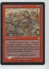 1999 Magic: The Gathering - Urza's Destiny Foil Goblin Festival #83 n0n