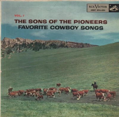 The Sons Of The Pioneers - Favorite Cowboy Songs Vol. 1 1956 7", EP RCA Victor,  - Image 1 of 4