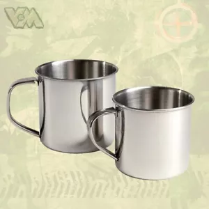 TASSE EDELSTAHL 0,3/0,5l TRINKBECHER CAMPINGTASSE CAMPING OUTDOOR WANDERUNG - Picture 1 of 1