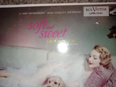 THE THREE SUNS Soft And Sweet 1955 Vintage Vinyl LP  RCA Victor LPM-1041 VG+ - Image 1 of 4