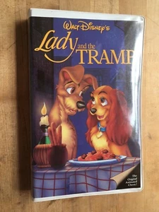 Lady and the Tramp (VHS) - Walt Disney's Black Diamond Classic - RARE!!! - Imagen 1 de 10