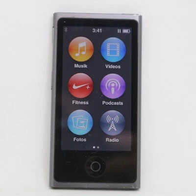 Apple iPod nano 7. Generation Graphit (16GB) MP3 Player / Bluetooth / Händler - Bild 1 von 4