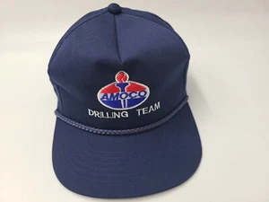 Vintage Amoco Drilling Team Randy Smith School YoungAn Rope Snapback Hat Cap Oil - Picture 1 of 11