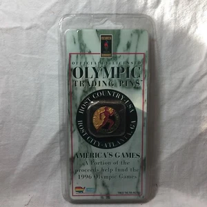 Vintage Spilla NOS Atlanta 1996 Olympic Trading - Road To Atlanta Track and Field - Foto 1 di 3