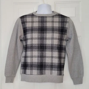 NWT Gymboree Boys Large Size 10-12 Casual Plaid Front Pull Over Sweater,$30 - Picture 1 of 6
