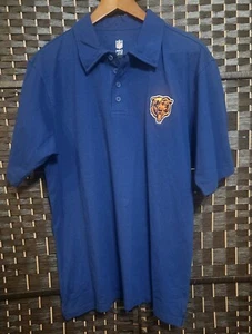 Chicago Bears NFL Pro Line Polo Dunkelblau Herren Größe Large TOP Neu ohne Etikett - Bild 1 von 4