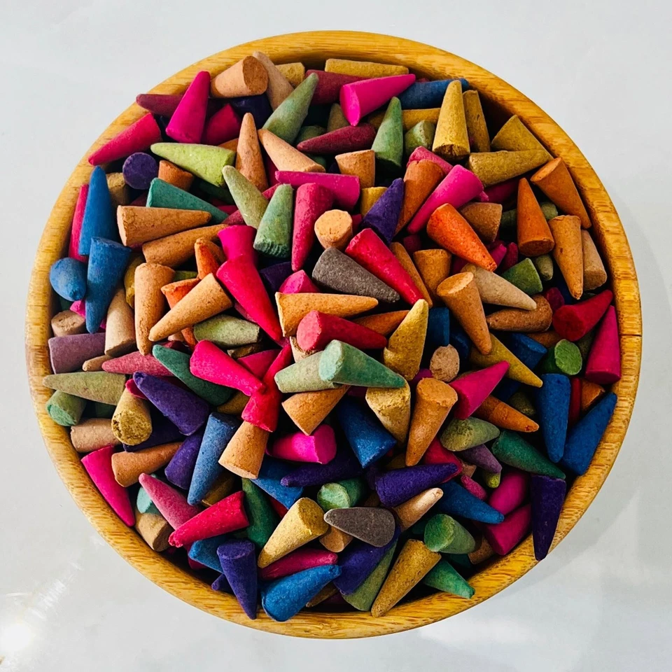 Incense CONES High Quality Scent Assorted Mixed Random Natural Made INDIA UK - Image 1 of 1