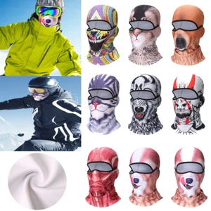 Cat Dog Balaclava Halloween Hat Full Face Hood Mask Animal Ski Mask for Sports - Picture 1 of 48