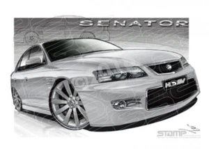 HSV Senator VZ VZ SENATOR QUICK SILVER A2 FRAMED PRINT (V76) - Picture 1 of 1