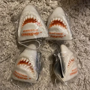 Vintage NEW Lot Of 4 Myers's Rum Sharkbite Wearable Strap-On Shark Noses - Picture 1 of 7