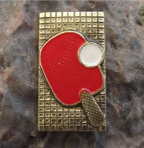 Soviet Union Table Tennis Ping Pong Association Club Russian Members Pin - Picture 1 of 1