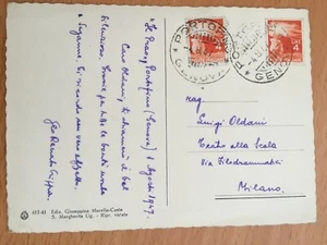 Cartolina autografa di Geo Renato Crippa - Imagen 1 de 1