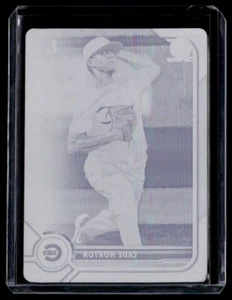 2022 Bowman Draft Cade Horton 1st Bowman Yellow Printing Plate #’d 1/1 Cubs - Picture 1 of 2