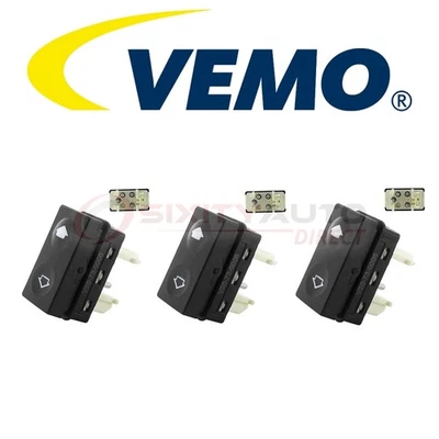 3 pc VEMO Sunroof Switch for 1997-1998 BMW 328i 2.8L L6 - Electrical hz - Image 1 of 4