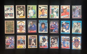 ~~ 54 Karten Set Hall of Famer Andre Dawson inkl. 1977 Topps Rookie Card ~~ - Bild 1 von 8