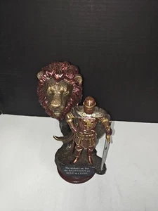 Bradford Exchange Formidable Righteousness Defenders Of The Lord Lion Knight - Picture 1 of 12