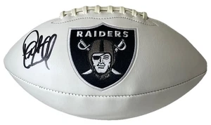 PETE CARROLL SIGNED HANDSIGNIERT LAS VEGAS RAIDERS LOGO FOOTBALL PSA/DNA - Bild 1 von 2
