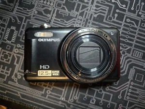 Olympus VR-320 Digital Camera 14MP, Black, HD 12.5" Zoom, Super Wide TESTED - Picture 1 of 6