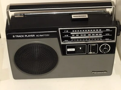 REPRODUCTOR DE 8 PISTAS PANASONIC RADIO FM PORTÁTIL RQ-832DS DE COLECCIÓN PROBADO FUNCIONANDO LEER Foto 1 de 4