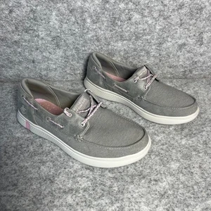 Zapatos Mocasines Skechers Para Mujer Gris Talla 5.5 Estera de Goga Cómodos Informales Sin Cordones - Imagen 1 de 8