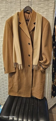 Vintage 100% Merino Wool JoS A Bank Over Goat Size 42R Made In Haiti Used Long  - Image 1 of 4