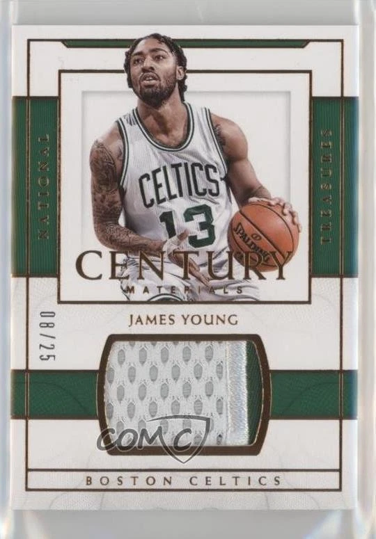 2016-17 Panini National Treasures Century Materials Bronze /25 James Young #28 - Image 1 of 2