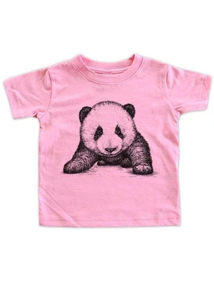 Panda in your face zoológico animal cumpleaños bebé body, niño pequeño, camisa juvenil Foto 1 de 2