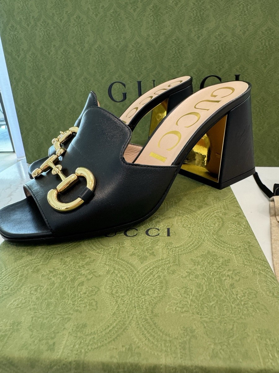 Gucci High (3-3.9 in) Heel Height Slide Sandals for Women Gucci High (3-3.9 in) Heel Height Slide Sandals for Women
