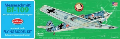 Guillow's Messerschmitt Bf-109 Model Kit (US IMPORT) - Image 1 of 2