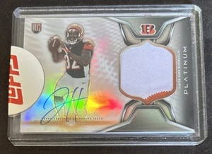 2014 Topps Platinum Rookie Refractor Patch Auto Jeremy Hill #ARP-JH Bengals RC - Bild 1 von 2