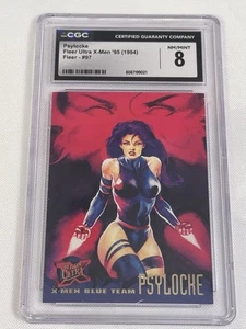 PSYLOCKE #97  (1994) Fleer Ultra Marvel X-Men ‘95 - CGC Graded 8 - Slabbed - Picture 1 of 2